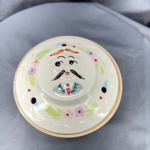 Vintage Enesco Japan His Lidded Vanity Jar - Picture 3 of 7